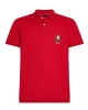 Tommy Hilfiger Erkek   Dikey Bayrak Polo   Kırmızı T-Shirt