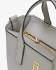 Tommy Hilfiger Yumuşak Logo Askılı Tote Gri Çanta