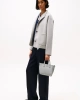 Tommy Hilfiger Yumuşak Logo Askılı Tote Gri Çanta