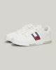 Tommy Hilfiger Erkek Brooklyn Deri Beyaz Logolu Sneaker