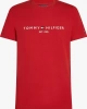 Tommy Hilfiger Erkek Kırmızı Slim Fit T-Shirt