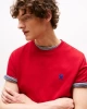 Tommy Hilfiger  Erkek  Kontrast  İşlemeli Monogramlı T-Shirt