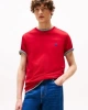 Tommy Hilfiger  Erkek  Kontrast  İşlemeli Monogramlı T-Shirt