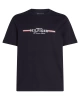 Tommy Hilfiger Erkek Lacivert Göğüs Logolu  T-Shirt