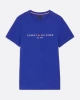 Tommy Hilfiger Erkek Mavi Slim Fit T-Shirt