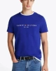 Tommy Hilfiger Erkek Mavi Slim Fit T-Shirt