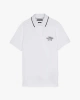 Tommy Hilfiger Erkek Nakışlı Logo Polo Yaka Beyaz T-shirt