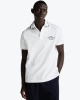 Tommy Hilfiger Erkek Nakışlı Logo Polo Yaka Beyaz T-shirt