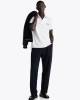 Tommy Hilfiger Erkek Nakışlı Logo Polo Yaka Beyaz T-shirt