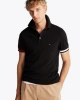 Tommy Hilfiger Erkek Siyah Polo Yaka T-Shirt