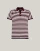 Tommy Hilfiger Erkek Slim Fit Polo Gömlek Bordo T-Shirt