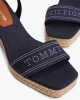 Tommy Hilfiger Orta Taban Lacivert Espadil Sandalet