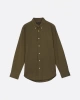 Tommy Hilfiger Erkek  Flex Regular Fit Poplin Yeşil Gömlek