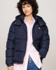 Tommy Hilfiger Kadın Lacivert Puffer Mont