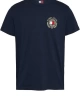 Tommy Hilfiger Logolu Lacivert Siyah T-Shirt