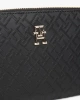 Tommy Hilfiger Monogram Siyah Fermuarlı Kadın Cüzdan