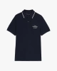Tommy Hilfiger Nakışlı Logo Polo Yaka Lacivert T-shirt