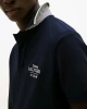 Tommy Hilfiger Nakışlı Logo Polo Yaka Lacivert T-shirt