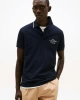 Tommy Hilfiger Nakışlı Logo Polo Yaka Lacivert T-shirt