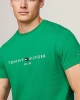 Tommy Hilfiger Erkek Yeşil Logolu Tişört