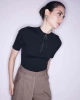 Twist Fermuarlı  Fitili Triko Kadın