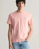 GANT Erkek Pembe Regular Fit Bisiklet Yaka Logolu T-shirt