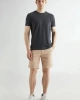 GANT Erkek Siyah Slim Fit Bisiklet Yaka T-shirt