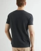 GANT Erkek Siyah Slim Fit Bisiklet Yaka T-shirt