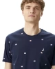 Nautıca  Erkek Lacivert Standart  Fıt Kısa Kollu T-Shirt