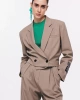 Twist Kruvaze Crop Blazer