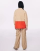 Twist Colorblock Fermuar Aksesuarlı Gömlek