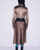 Twist  ColorBlock Saten Etek