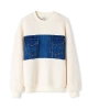 Twist Denim Mıx Sweatshirt