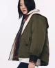 Twist Kumaş Mıx ColorBlock Mont