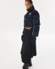 Twist Parlak Dokulu Bomber Mont
