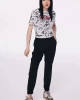 Twist Print Artworklü T-shirt