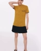 Twist  Sarı Kumaş Mıx Triko Elbise