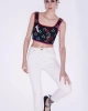 Twist Yıldız Jakarlı CropTriko