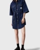 UTILITY BELTED SHIRT DRESS