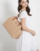 Guess Kadın Kahverengi Vikky Shopper Çanta