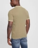 Guess Erkek Washed Ss Polo Yaka Haki T-Shirt