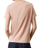 Calvin Klein Kadın Logolu Pembe T-shirt