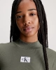 Calvin Klein Woven Label Rib Elbise