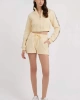 Yan Logolu Crop Sweatshirt