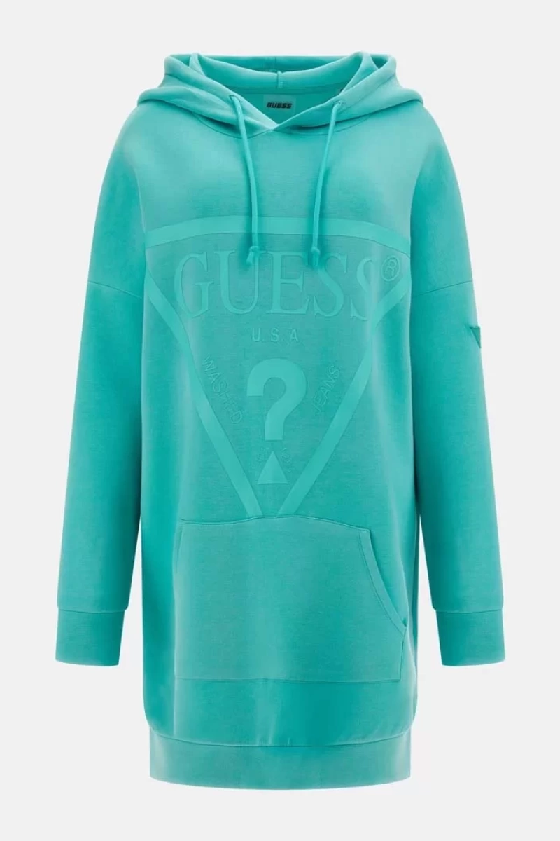 Guess Deniz Mavisi Uzun Sweatshirt