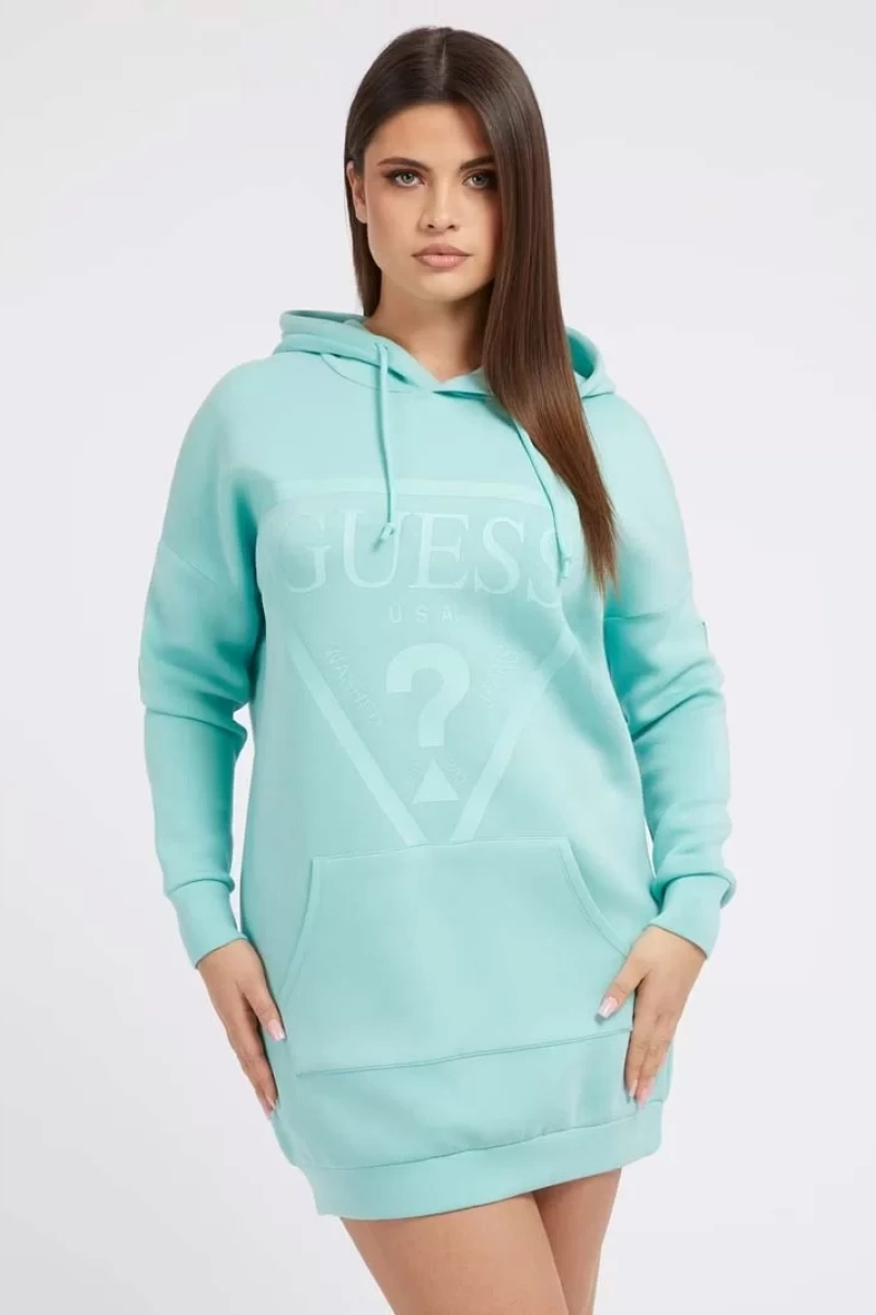 Guess Deniz Mavisi Uzun Sweatshirt