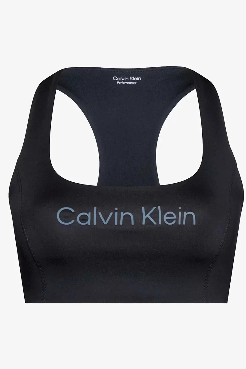 Calvin Klein Medium Support Sports Kadın Siyah Bralet