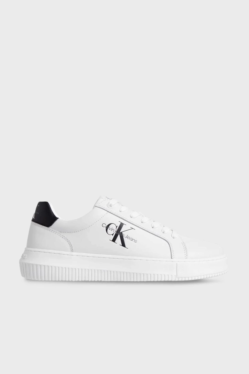 Calvin Klein Erkek Chunky Monologolu Beyaz Sneaker