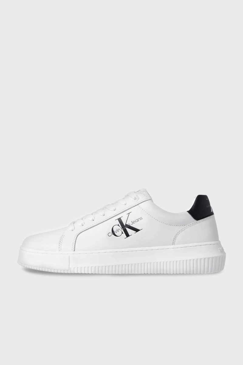 Calvin Klein Erkek Chunky Monologolu Beyaz Sneaker