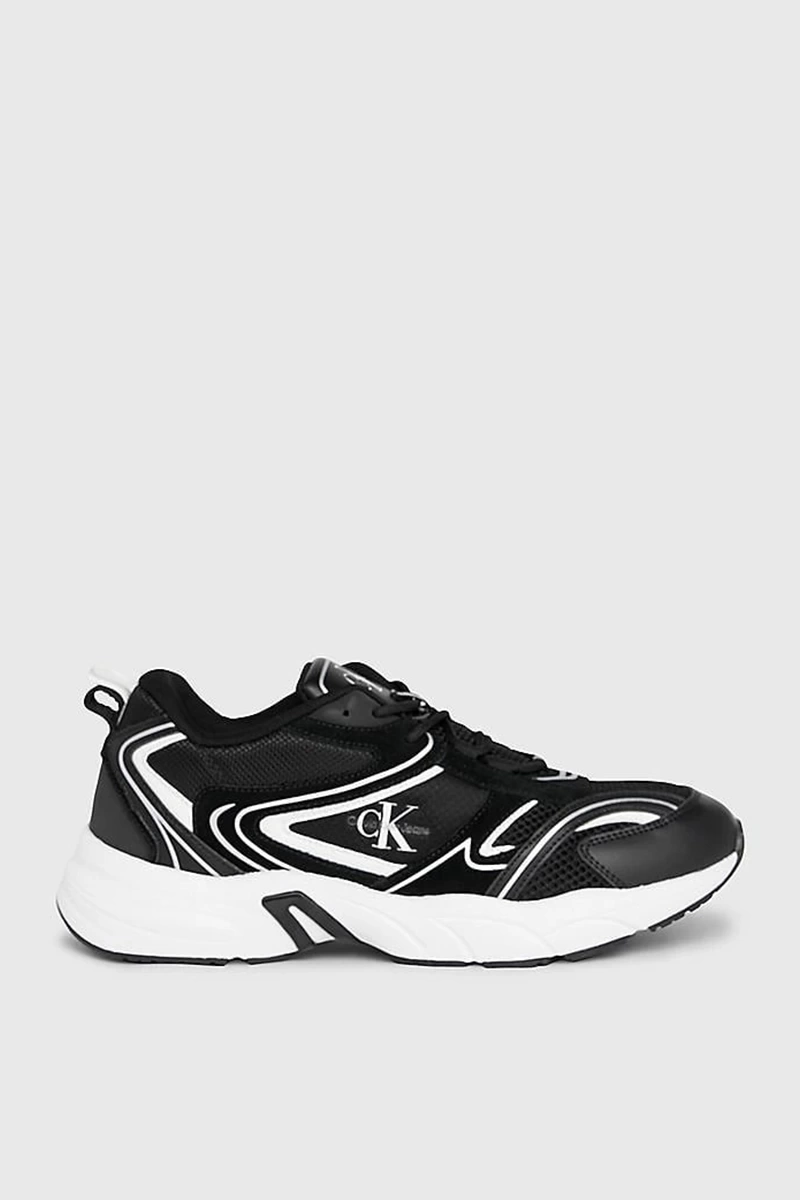 Calvin Klein Erkek Retro Su-Mesh Siyah Sneaker